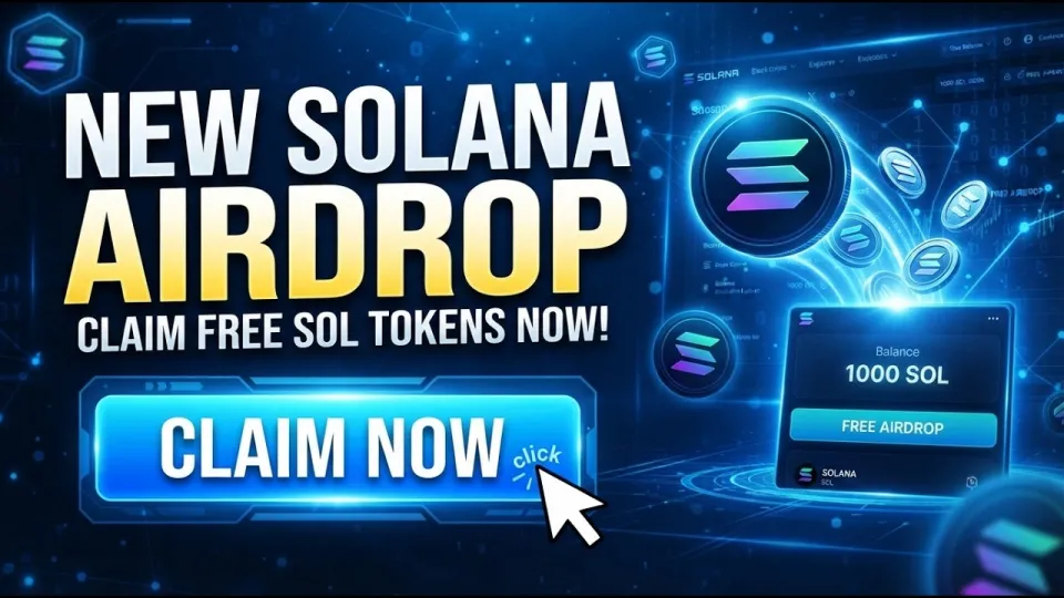 Solana Airdrop How To Claim Free SOL Tokens